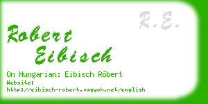 robert eibisch business card